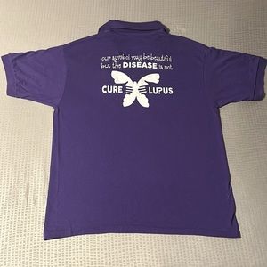 Home Depot cure lupus polo shirt
